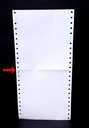 Dot Matrix Printer Paper 6x12x1 Part 60 Gsm (6 Inch Cut) Without Carbon (Pack Of 1000)