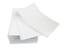 Dot Matrix Printer Paper 6x12x1 Part 60 Gsm Without Carbon (Pack Of 1000)