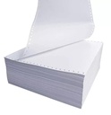 Dot Matrix Printer Paper 15x12x1 Part 70 Gsm Without Carbon (Pack Of 1000)