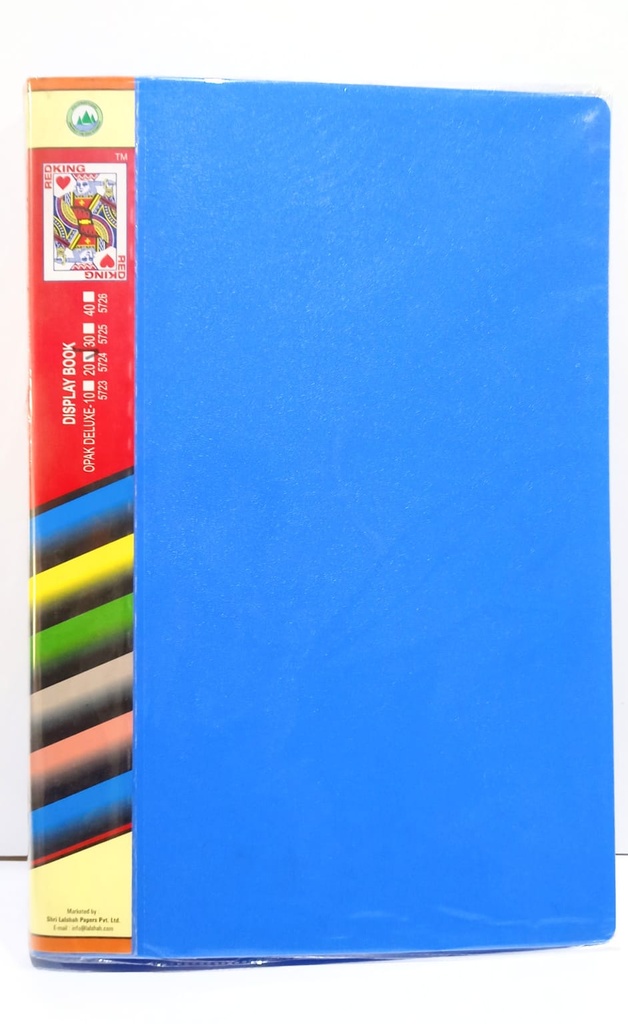 Redking Display Book (F/S) Legal 20 Leaves (Plastic Folder File)