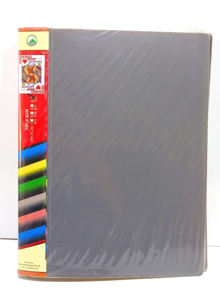 Redking Display Book A4 40 Leaves (Plastic Folder File)