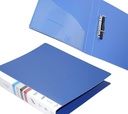 Redking Plastic File, (F/S) Legal 2D Ring Binder Clip File