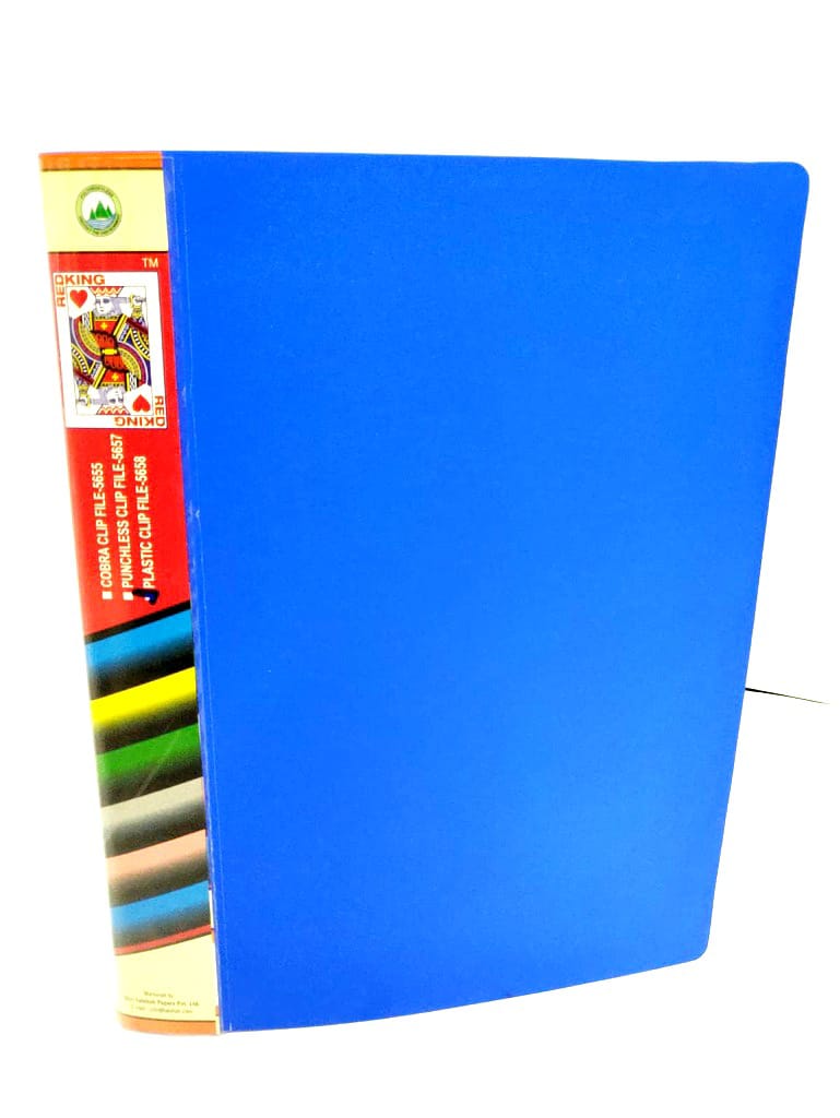 Redking Plastic File, A4 Punchless Clip File