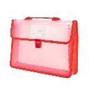Plastic Expanding Handle Bag with Lock Button (F/s) Legal