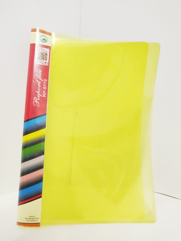 Redking Plastic Transparent Report File FS Legal (Pack Of 10)