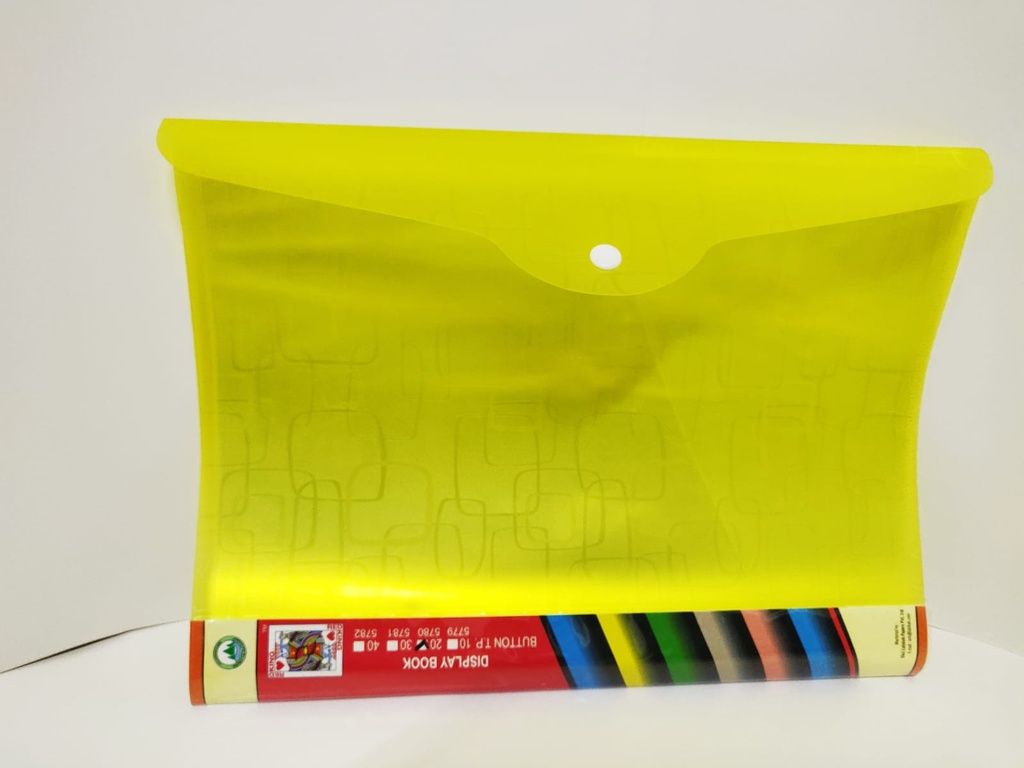 Redking Display Book Legal 10 Leaves (Button File With Clip)