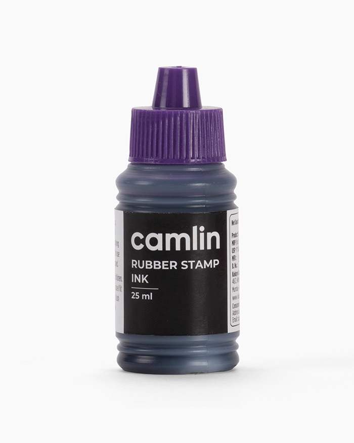 Camlin Rubber Stamp Pad Ink Blue Colour 25 ml