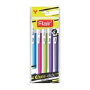 Flair Ezee Click Ball Pen Blue Colour (Pack Of 5)