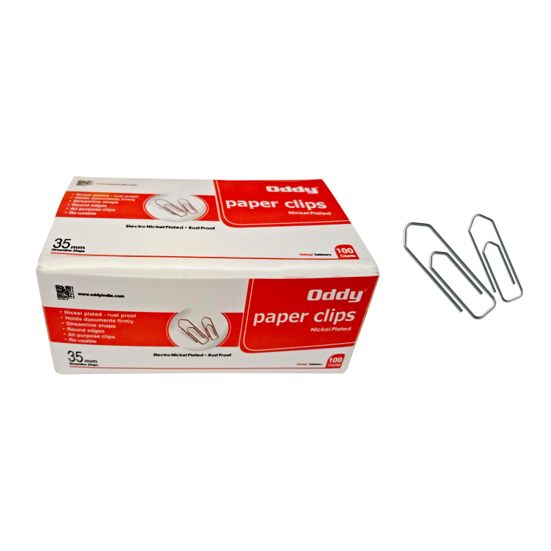 Oddy Paper Clips Nickel Plated (U Pin) 35 mm