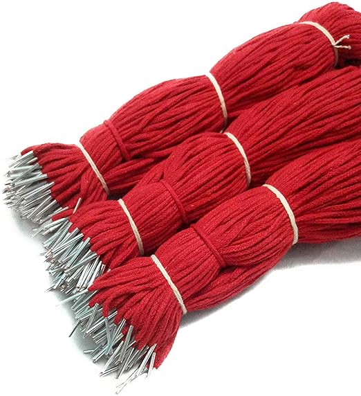 Red Tag Dori / File Laces, Length 8 Inch (Pack of 500)