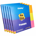 Oddy Sticky Notes 1"x3" (25mmx75mm) 3 Colour Post IT 120 Sheet