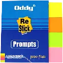 Oddy Sticky Notes 1"x3" (25mmx75mm) 4 Colour Post IT 160 Sheet