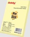 Oddy Sticky Notes 2"x3" (50mmx75mm) Yellow Colour Post IT 100 Sheet