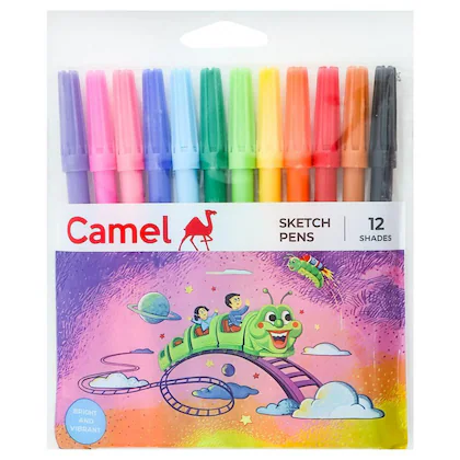 Camel Sketch Pen Assorted 12 Shades