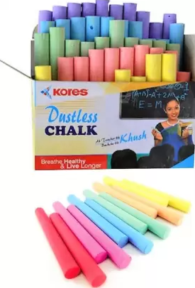 Kores Dustless Chalk Colour (Pack Of 144)
