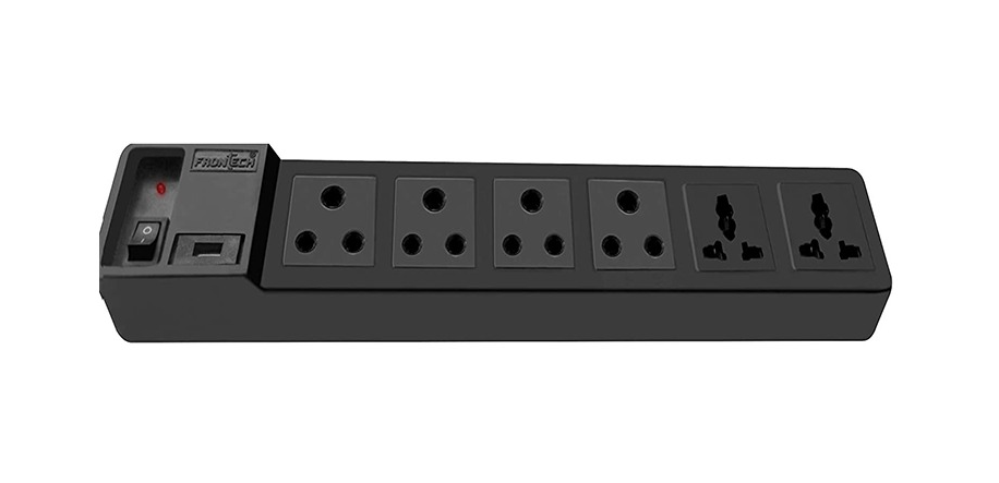 Frontech Power Extension Boards 6 Socket (5 Meter Cable)