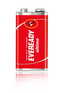 Eveready 9 Volt Red Battery Pack Of 6