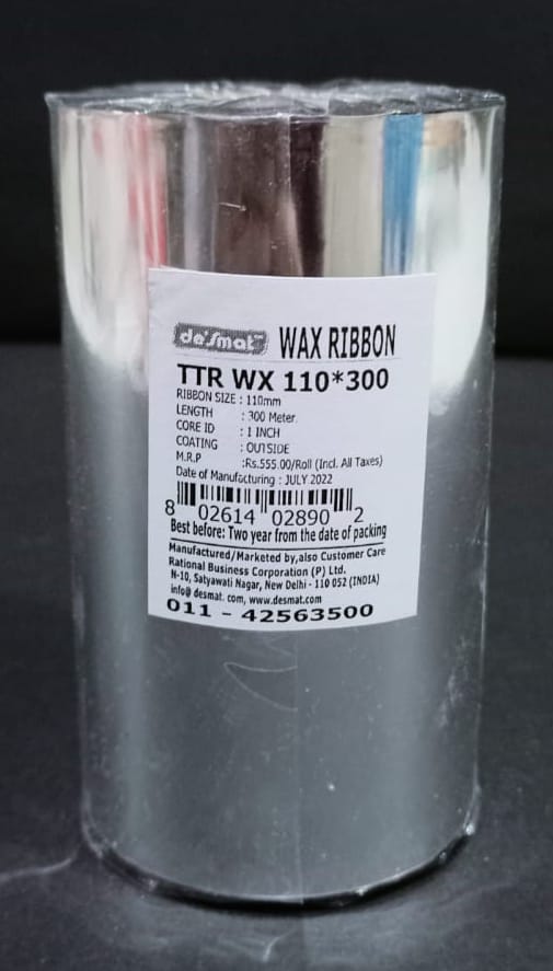 TTR Wax Ribbon 110mmX300 Meter