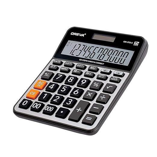 Oreva GST Calculator OR-1912 C Large Display (12 Digit)