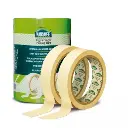 Kansuee Masking Tape (Paper Tape) 1 Inch 24mm x 18 Meter (Pack of 6)