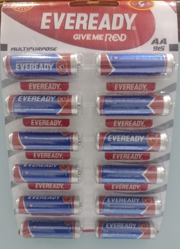 [P4262] Eveready AA Blue Battery Pack Of 10