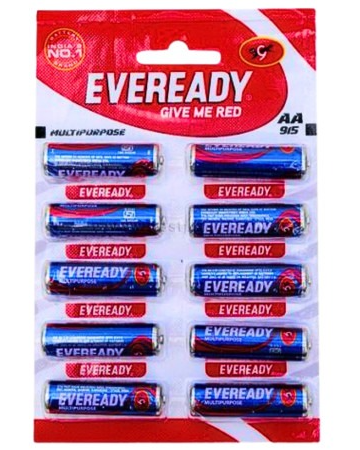 [P4262] Eveready Battery Blue AA 915 (Pack Of 10)