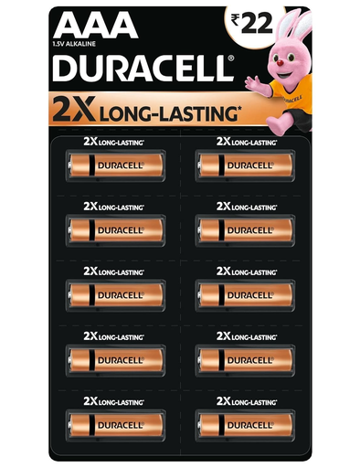 [P4274] Duracell Alkaline Battery AAA (Pack Of 10)