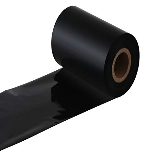 [P4350] TTR Wax Ribbon 80mm x 300 Meter Thermal Transfer Ribbon For Barcode Printer