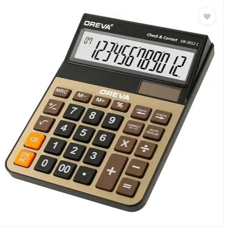 [P4466] Oreva Calculator OR-2012-C Large Display (12 Digit)