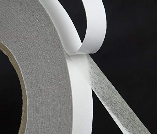 [P4822] Kansuee Double Side Tissue Tape 0.75 Inch 18mm x 10mtr (Pack of 8)