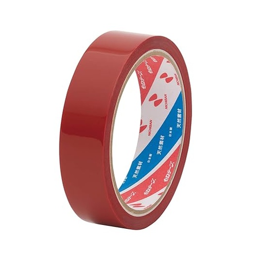 [P4860] Redking Red Colour Cellotape 1 Inch 24mm x 36 Meter (Pack of 12)