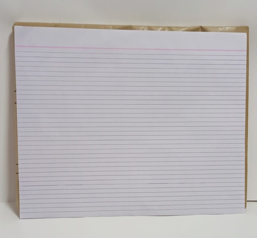 [P4730] Ruled Paper White, Size 13x16 Inch (Pack Of 240)