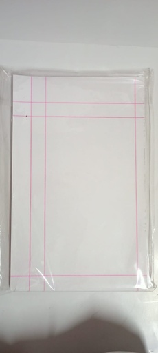 [P4750] Dastavej White Lining FS 100 Gsm-Pack Of 100 Sheets