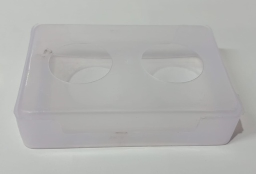 [P1986] Plastic Dubby- Ivory-Pack Of 20