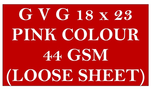 [L1480] (Loose)GVG Pink 18x23 5.5 Kg