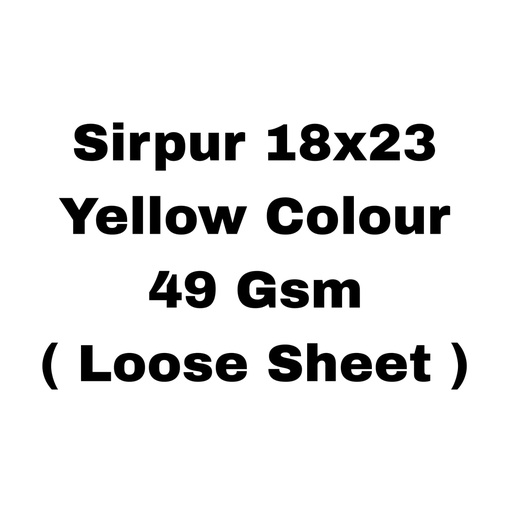 [L1506] (Loose)Sirpur Yellow 18x23 6.3 Kg