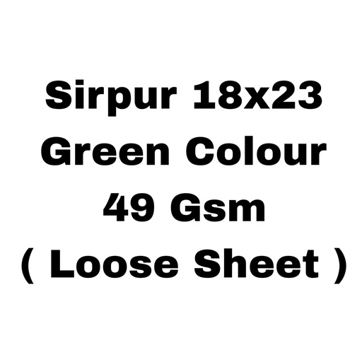 [L1508] (Loose)Sirpur Green 18x23 6.3 Kg