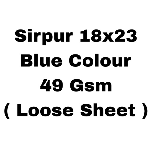 [L1510] (Loose)Sirpur Blue 18x23 6.3 Kg