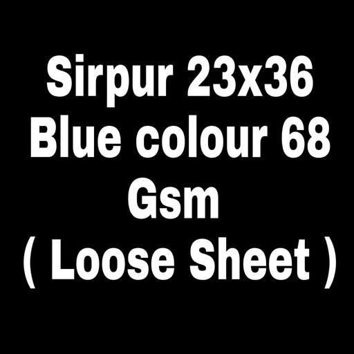 [L1526] (Loose)Sirpur Blue 23x36 18.1 Kg