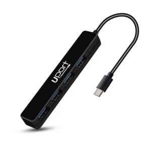 [P3696] UPORT USB Hub, Type C Slim Hub, USB 3.0 / 4-in-1 (C Pin Hub)