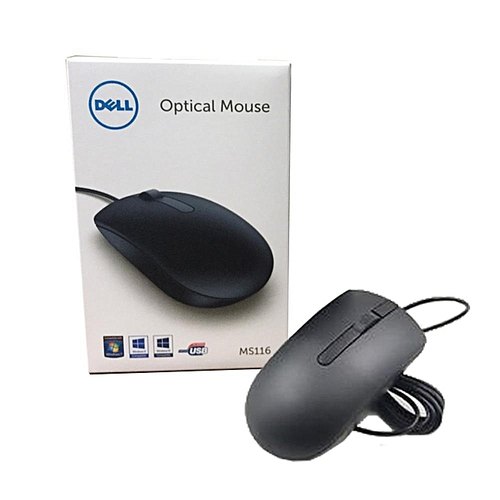 [P3606] Dell MS116 Wired Optical USB Mouse