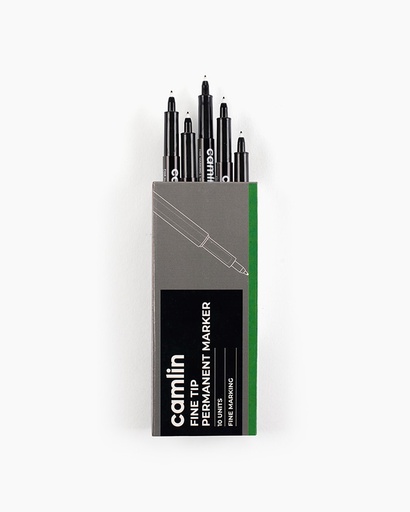 [P4186] Camlin CD Marker Green (Pack Of 10)
