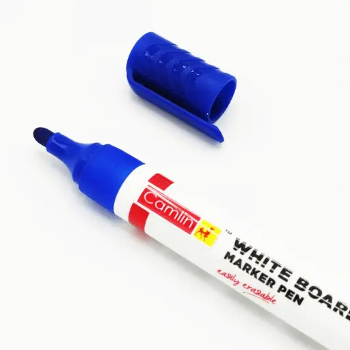[P4221] Camlin White Board Marker Blue Colour (Pack Of 10)