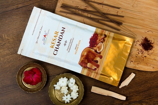 [P4952] Premium Agarbatti Kesar Chandan (110 gram)