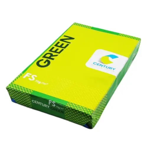 [P1800] Century Green Copier Paper, Legal Size(FS), 70 Gsm (500 Sheet,1 Ream) White Colour