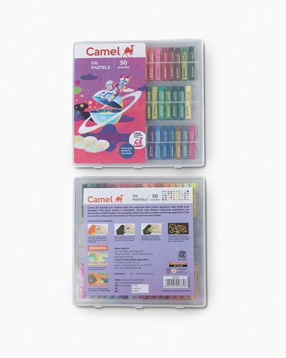 [P5152] Camel Oil Pastels -50 Shades Plastic