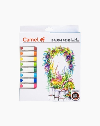 [P5174] Camel Brush Pens -12 Shades
