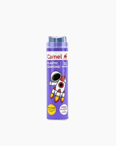 [P5162] Camel Plastic Crayons -13 Shades