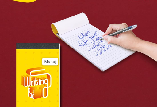 [P4634] Rough Pad/Writing Pad (No.00) Single Line 72 Pages (Pack Of 12)
