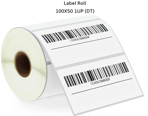 [P4347] Direct Thermal Barcode Label Roll 4x2 Inch (100mmx50mm / 1up) 800 Label